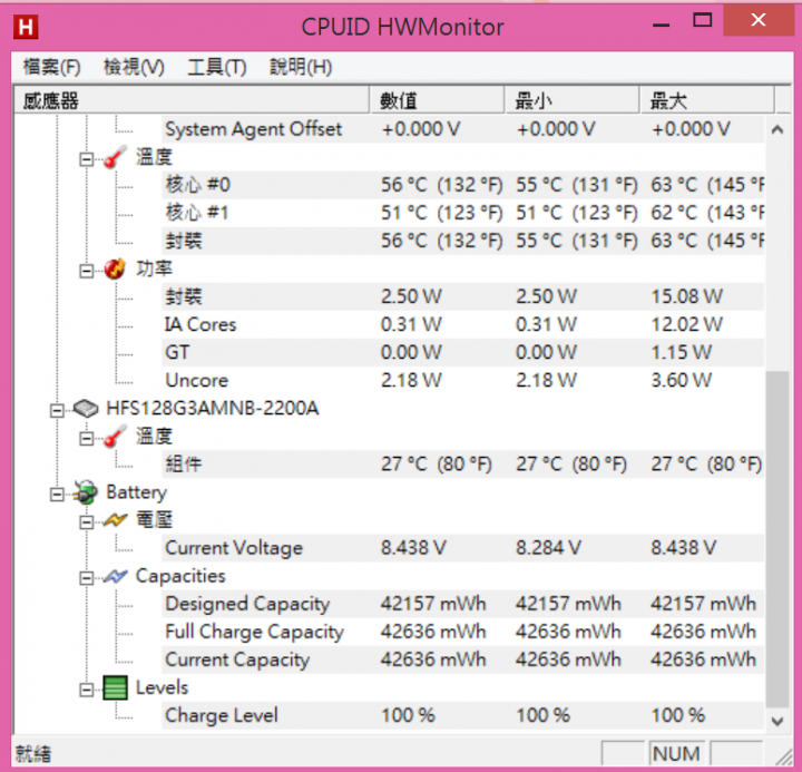 SP3的電池耐力