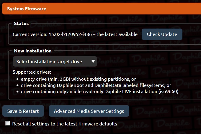 Daphile 一套簡單方便的PC音樂系統