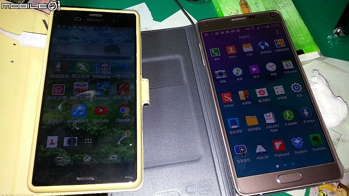 Note 4古銅金開箱