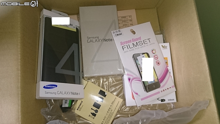 Note 4古銅金開箱