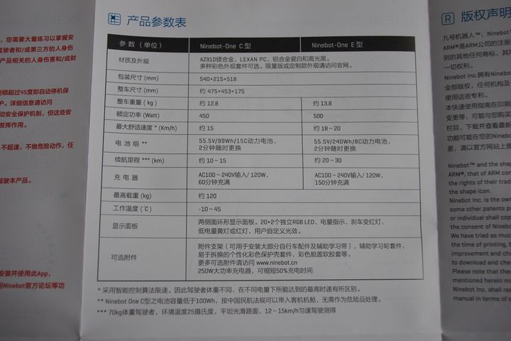 美型 Ninebot one 電動獨輪車,開箱文~~