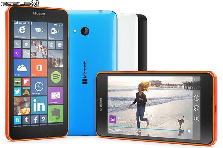 [MWC 2015] 微軟發表中階手機Lumia 640、640XL