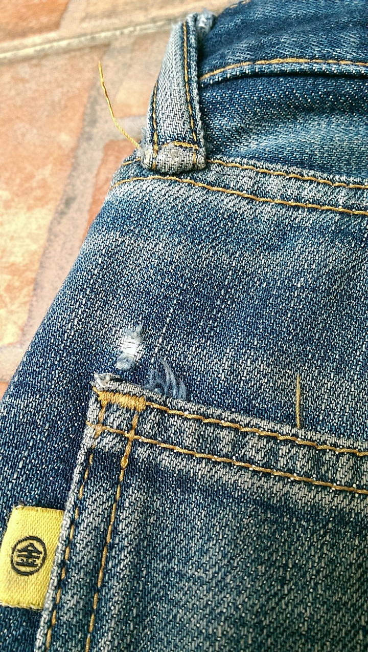 金斯大 兩年分享 Jeansda Thunderbird Slender Indigo Rigid Jeans