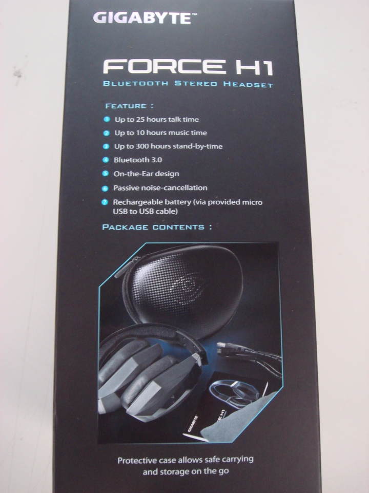 技嘉FORCE H1藍芽耳機簡略開箱