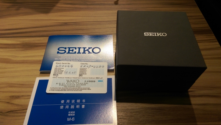 緣份的結束與開始SEIKO SARW009