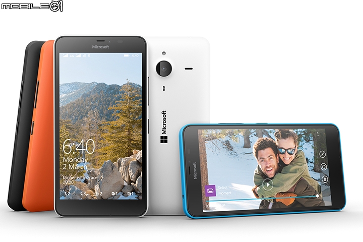 [MWC 2015] 微軟發表中階手機Lumia 640、640XL