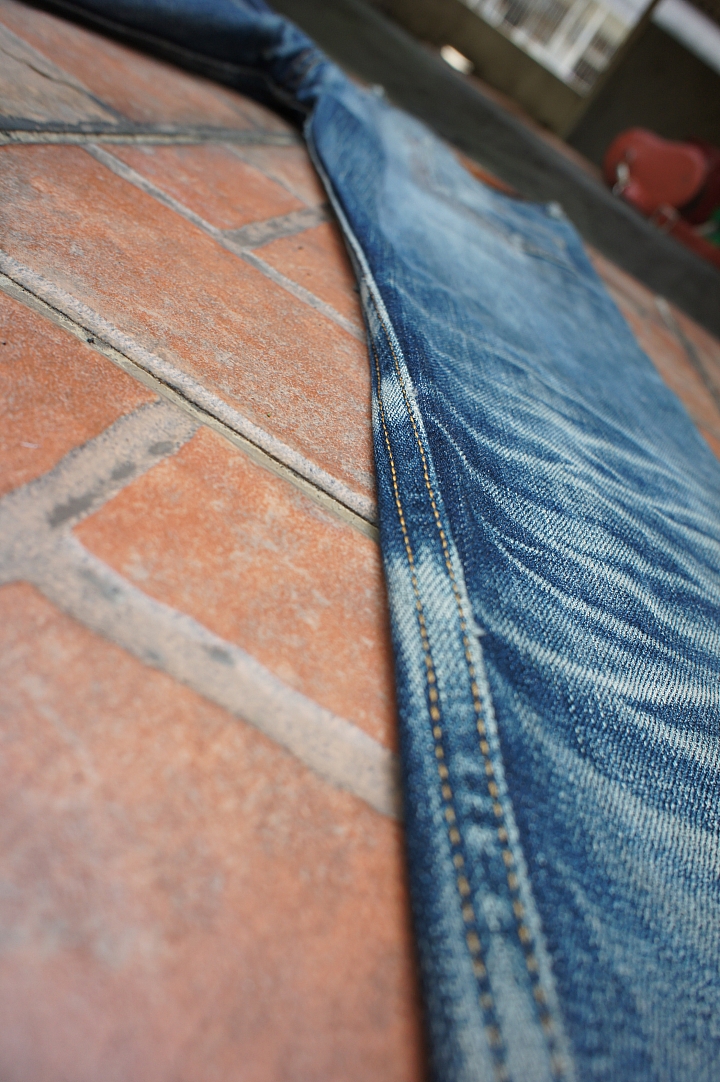 金斯大 兩年分享 Jeansda Thunderbird Slender Indigo Rigid Jeans