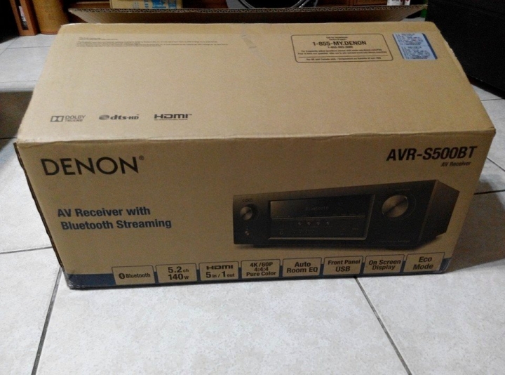 Denon 5.2擴大機 AVR-S500BT開箱文