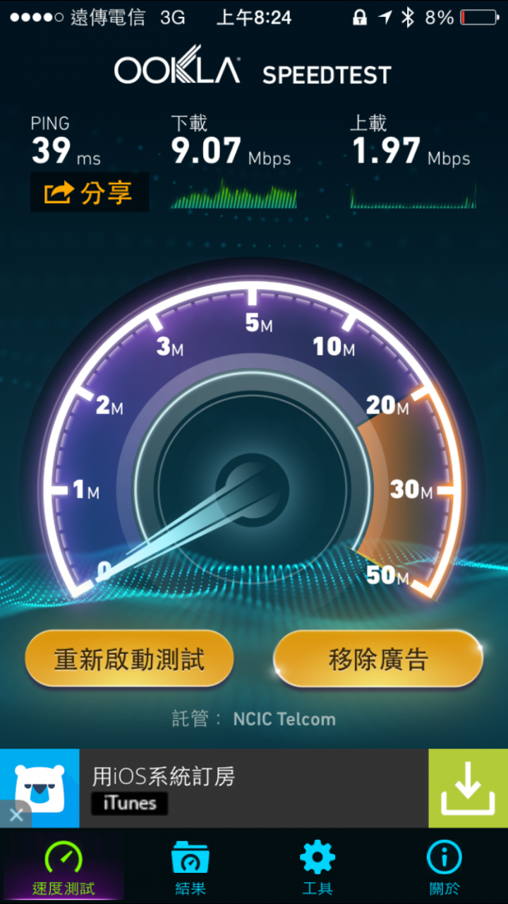 遠傳 3G 室內訊號收訊極差無法改善