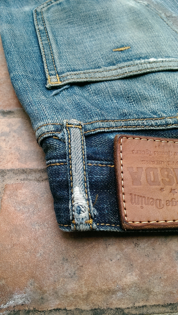 金斯大 兩年分享 Jeansda Thunderbird Slender Indigo Rigid Jeans