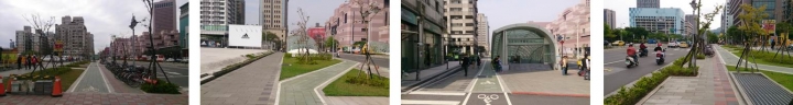 YOU BIKE 信義路 捷運101站自行車道