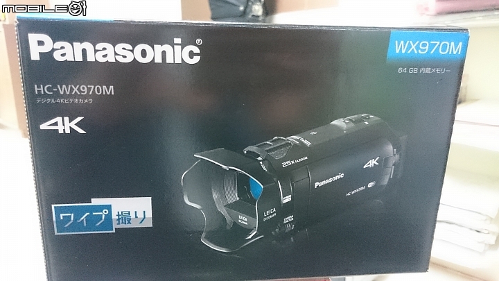 飄洋過海之簡單小開箱 Panasonic WX970M