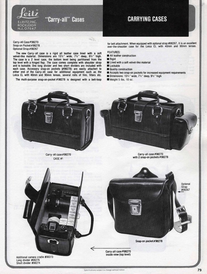 入手夢幻逸品 ~ LEICA 真皮古董相機包 1968年製