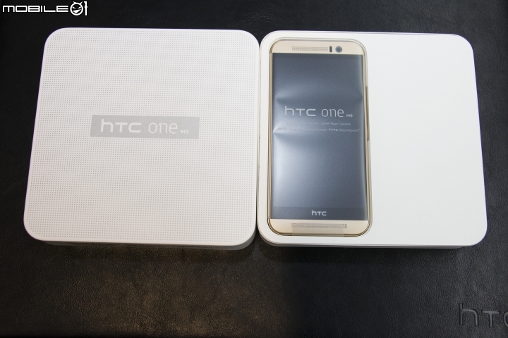 HTC ONE M9 耀眼金開箱