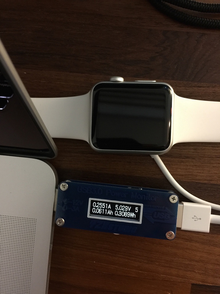 Apple Watch 42mm不專業充電心得