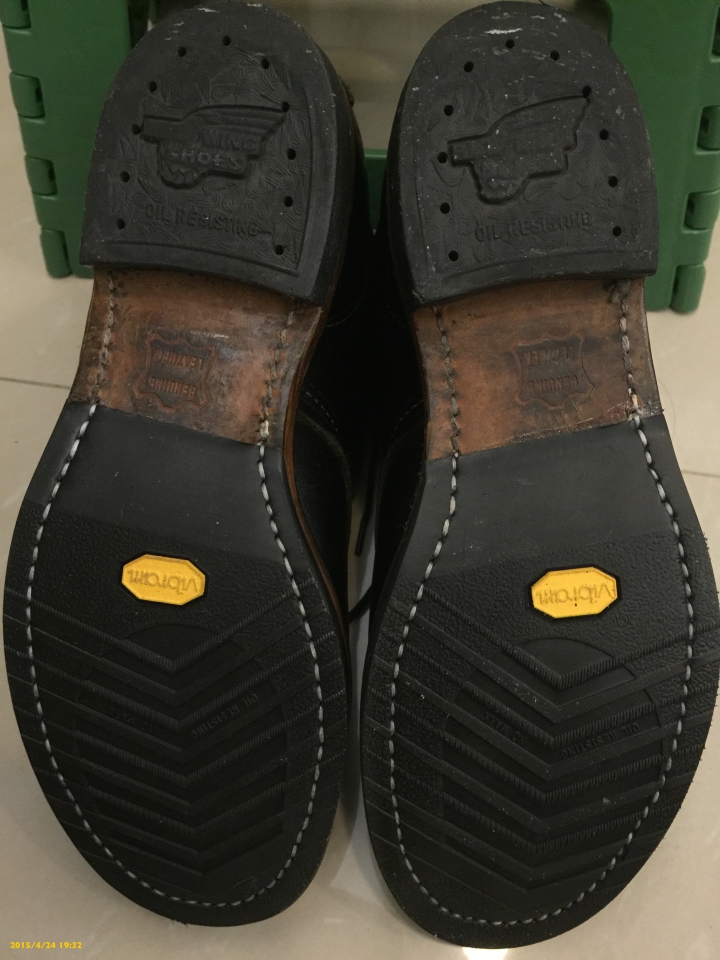 REDWING 9010 9014 更換前底