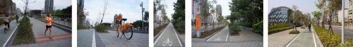 YOU BIKE 信義路 捷運101站自行車道