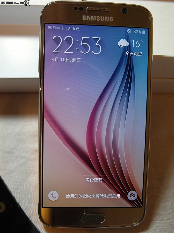 微!開箱!S6金 64G