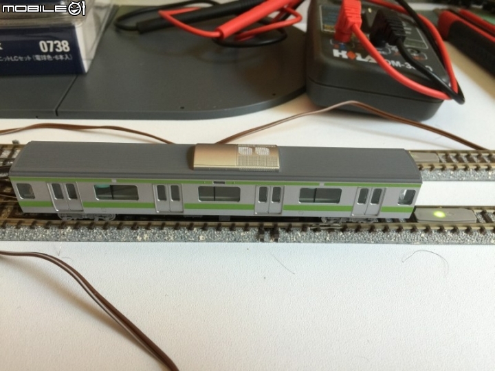 自製 1/150 N規火車 室內灯