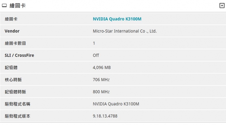 MSI WT60筆電入手