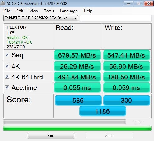一個字「爽」!PLEXTOR M6E BK ~