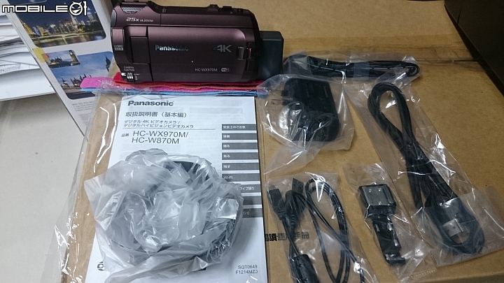 飄洋過海之簡單小開箱 Panasonic WX970M