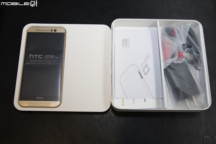 HTC ONE M9 耀眼金開箱