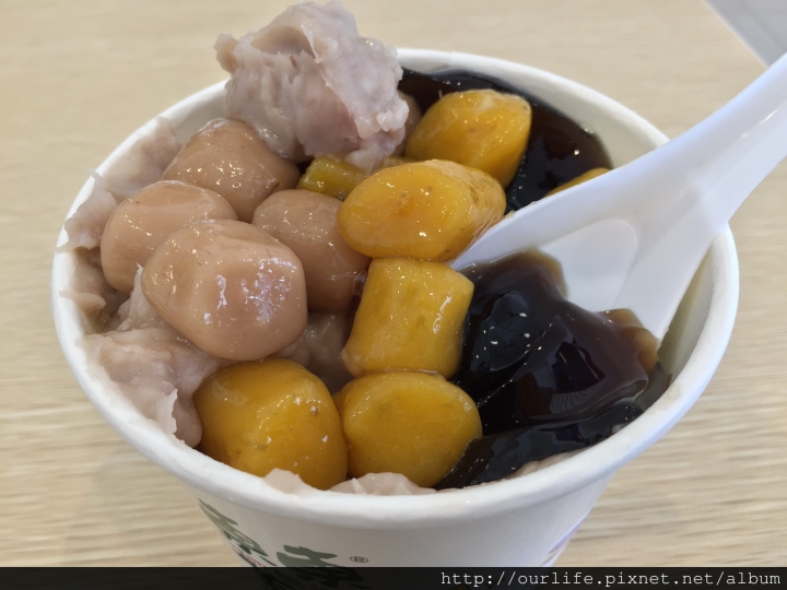 台中舊市府.冷熱交融的芋圓芋泥冰@東東芋圓市府店