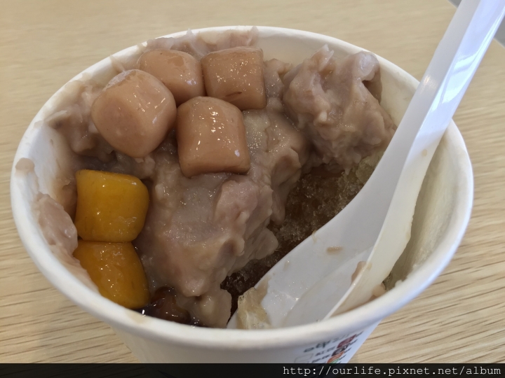 台中舊市府.冷熱交融的芋圓芋泥冰@東東芋圓市府店