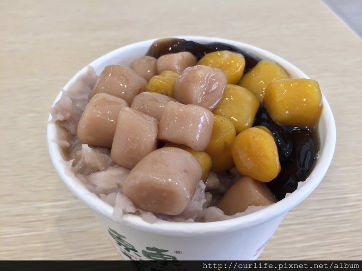 台中舊市府.冷熱交融的芋圓芋泥冰@東東芋圓市府店