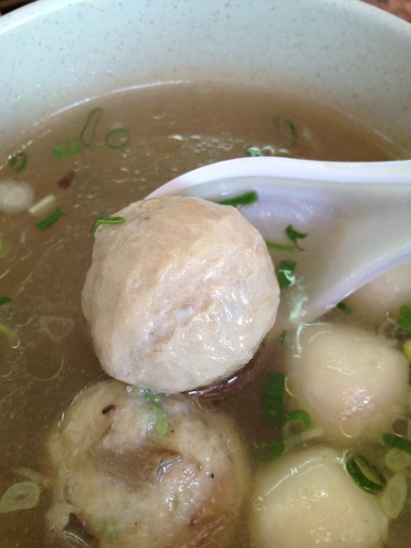 孔廟南投意麵-Q彈麵條搭配香濃肉臊,不是絞肉~是肉塊唷!!