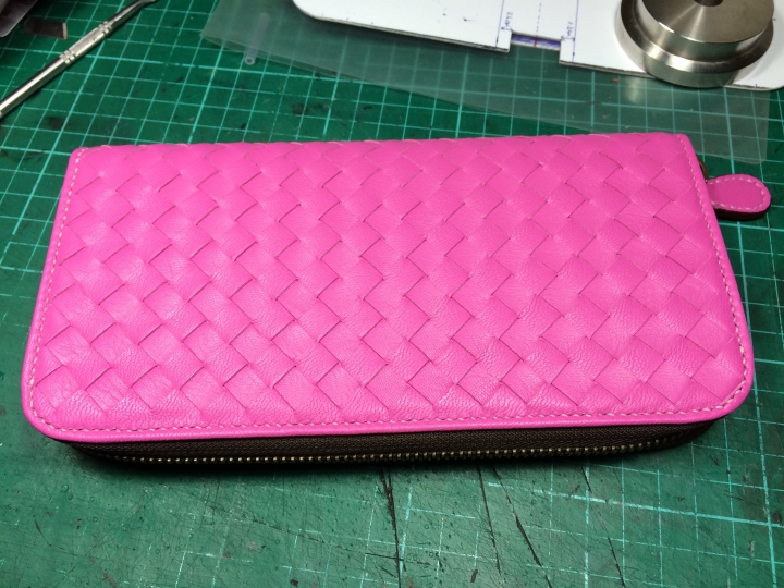 送給心儀女孩的手作編織長夾