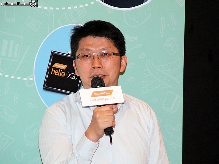 【採訪】聯發科技正式發表Helio X20十核心處理器 對應手機年底上市