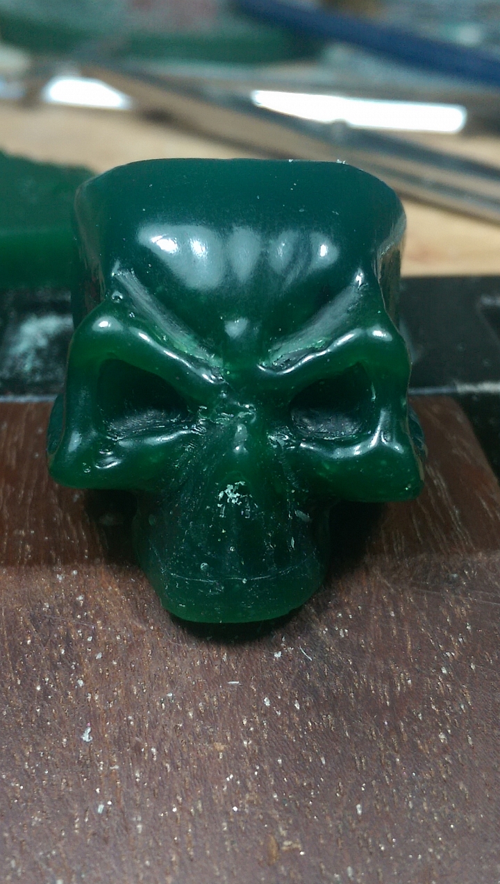 手做:骷髏戒指 (圖多慎入)