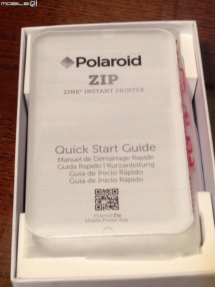 (開箱)Polaroid ZIP Zink Instant Printer