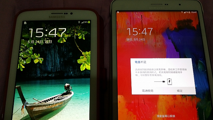 請幫忙協助 TabPRO 8.4 LTE T325 電池耗電問題