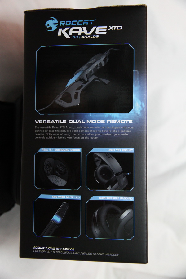 輕巧化的 5.1聲道 類比電競耳機 - ROCCAT Kave XTD 5.1 Analog