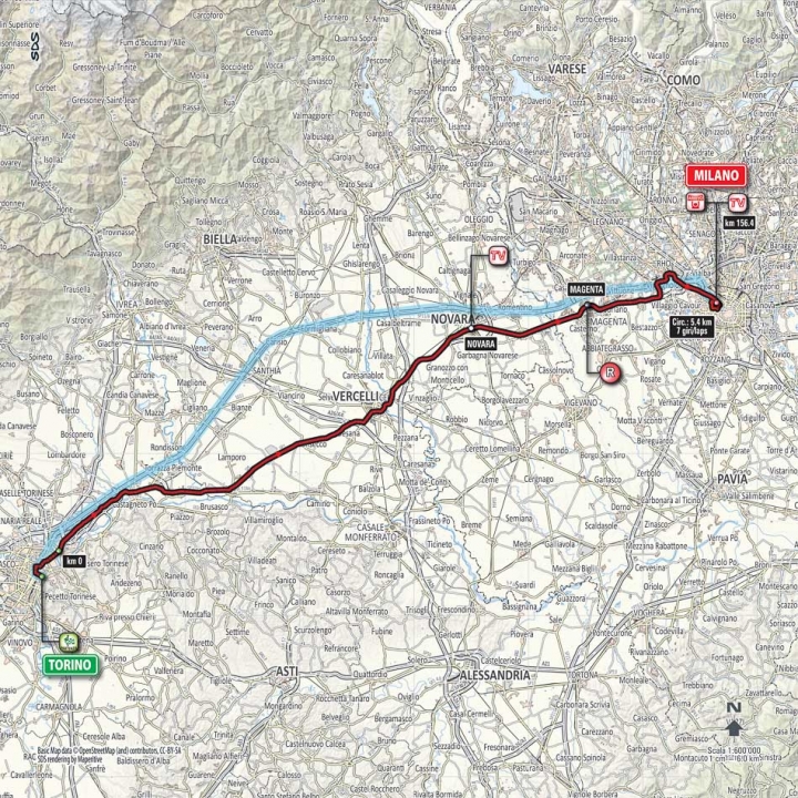 2015 環義大賽 第二十一站,TORINO→MILANO 185 KM (FLAT)