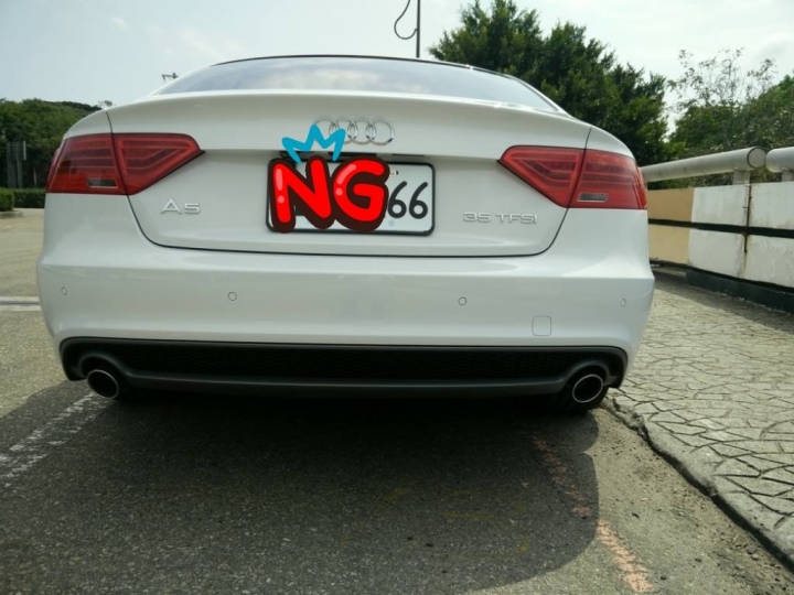 開箱-冰川白 A5 Sportback 內外 S line