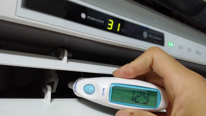 Panasonic LX40HA2冷氣吹不冷 原來是冷媒漏光