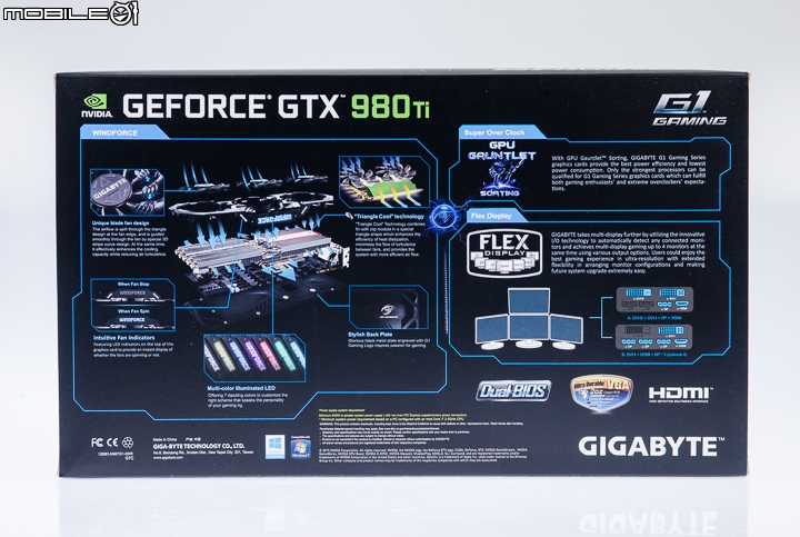 600W風之力散熱加持 技嘉G1 GAMING GTX980Ti顯示卡實測