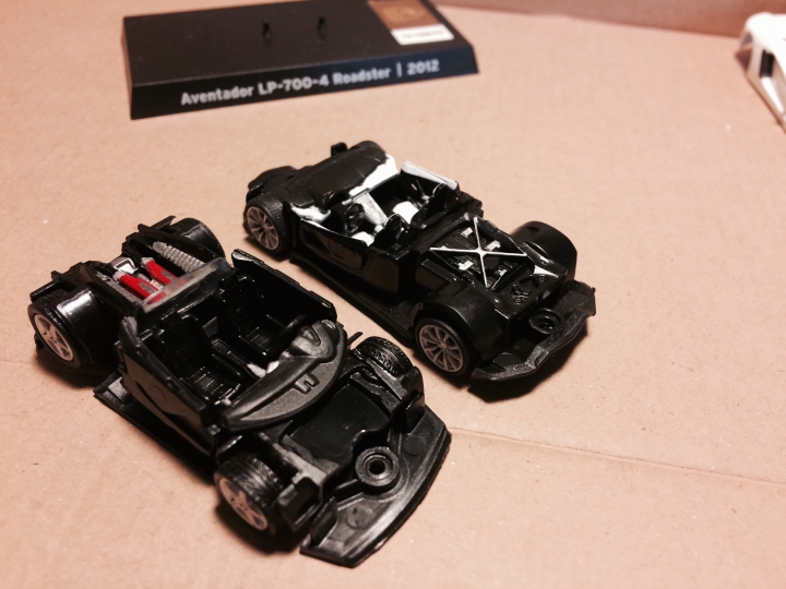 7-11 Lamborghini 藍寶堅尼 金屬模型開箱上色分享文 ft. Ferrari (圖多慎入)(更新huracan)