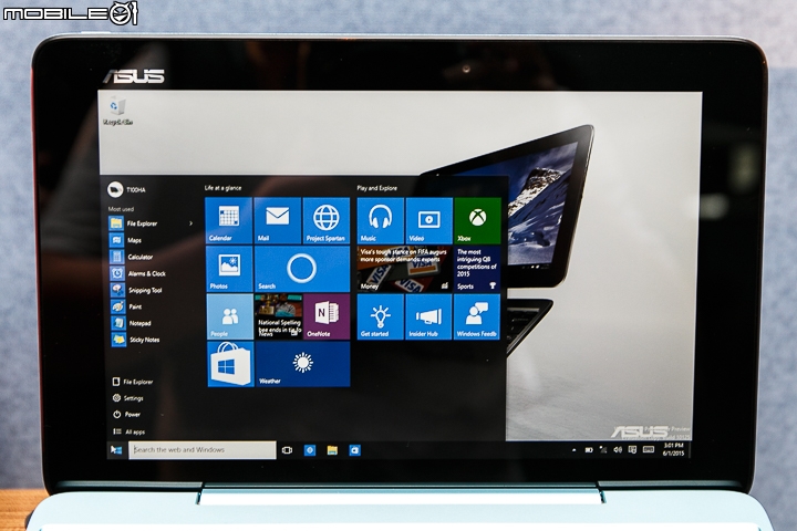 【COMPUTEX 2015】ASUS 展出全新 Zen AiO 電腦與 T100HA 變形筆電
