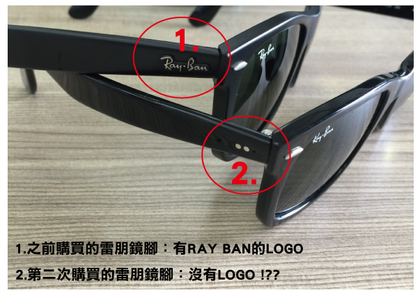 請問我購買的雷朋是正貨嗎?