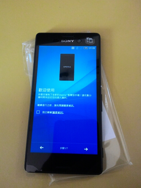 SONY M4 Aqua 黑色 簡易開箱