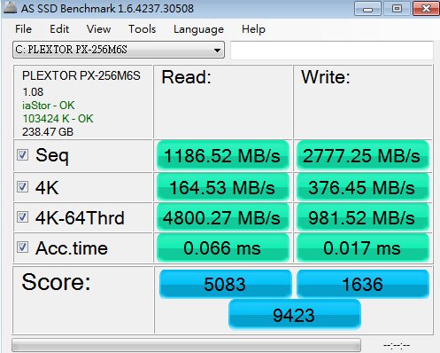 中階高CP選擇 PLEXTOR M6S開箱趣