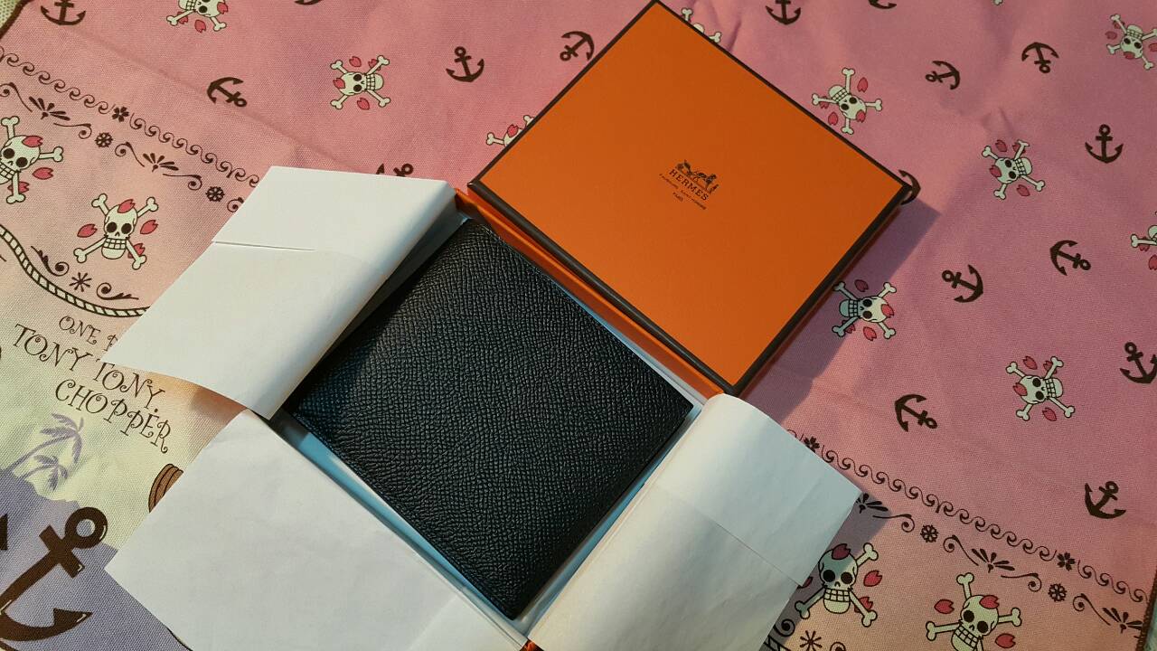HERMES男用短夾開箱
