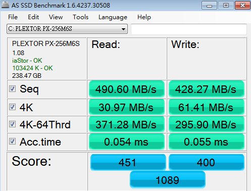 中階高CP選擇 PLEXTOR M6S開箱趣