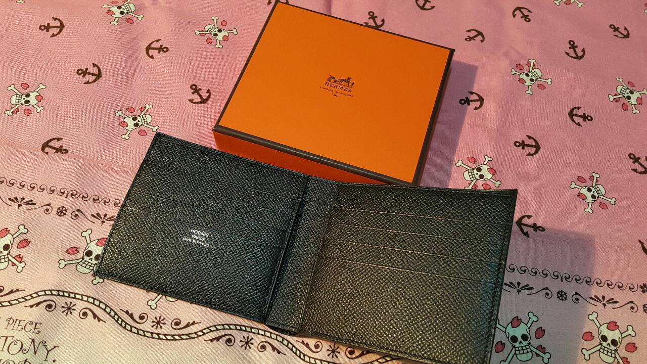 HERMES男用短夾開箱