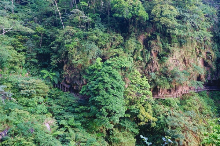 ▌嘉義梅山‧旅遊景點 ▌魅力無法擋的穿瀑奇景【竹坑溪步道龍宮瀑布、雷音瀑布】